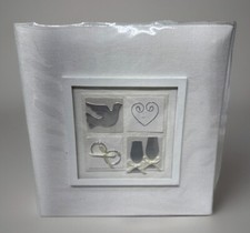 Photo Album 100 4x6 Photo White Decorative BeigePages Wedding Anniversary Memory