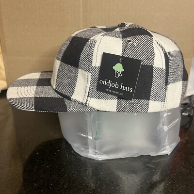 Flannel SnapBack Oddjob Hats Santa Monica Cap XL 7 3/8 - 8 5/8 Big
