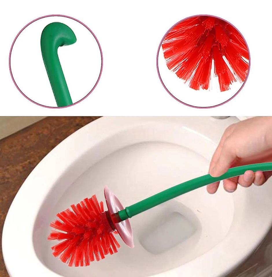 Toilettenbürste / 1 Stück WC-Bürste-Set in Kirschform / WC-Reinigungsbürsten - Bild 4 von 4