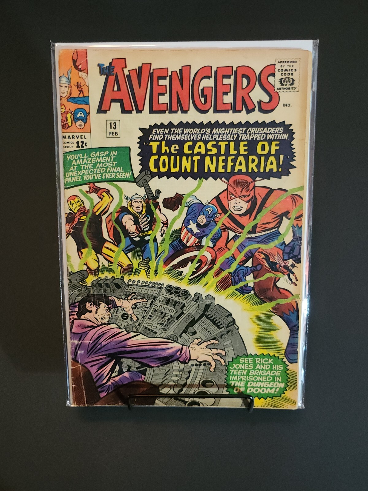AVENGERS #13 (Marvel 1965) 1st Appearance of COUNT NEFARIA | eBay