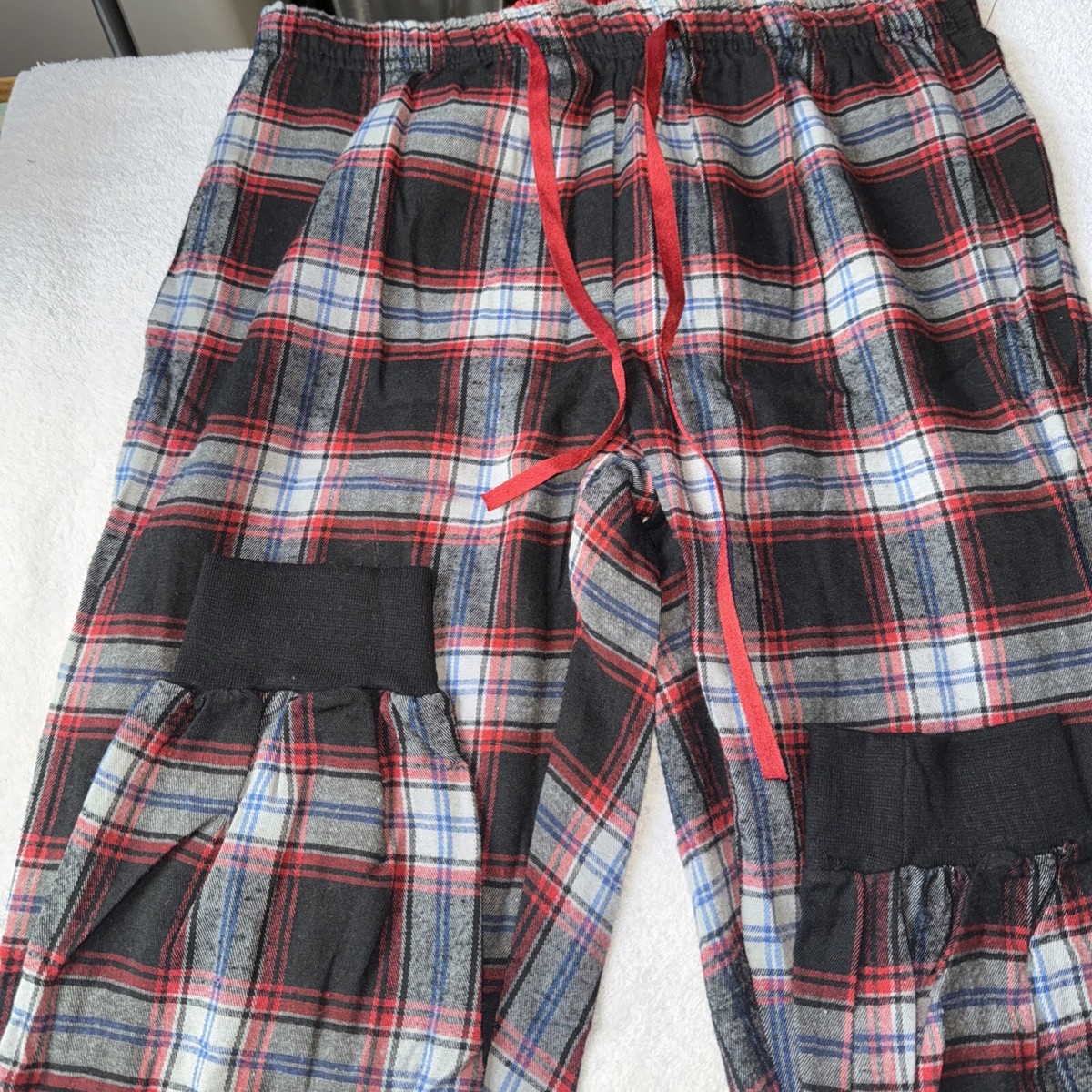 [ NERDY ]★23SS★CHECKERBOARD TAPE JOGGER PANTS Checkered Jogger Pants — Neo Blue