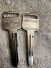 Lot 2 Ilco X184 Replacement Car Key Blank Chevrolet GMC Isuzu Geo Honda Suzuki