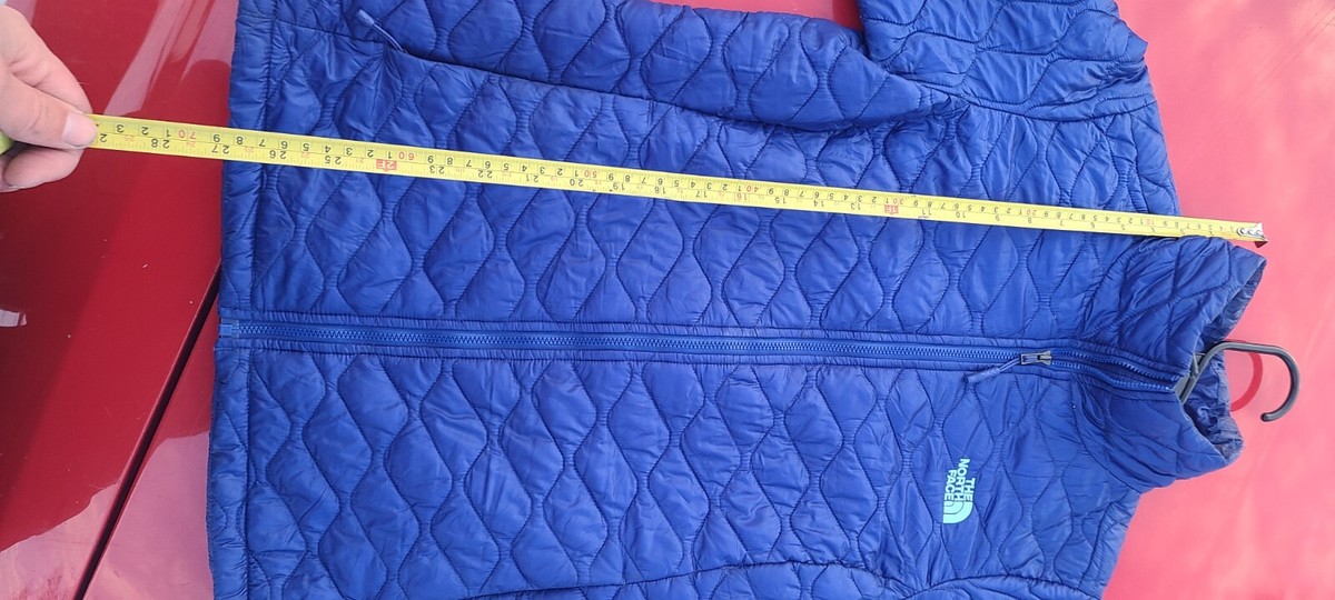 The North Face Purple Blue Quilted Thermoball Shell Jacket