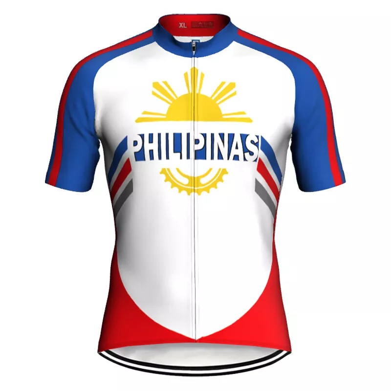 Philipinas Cycling Jersey Sweater Bicycle Bike Jacket MTB Shirt