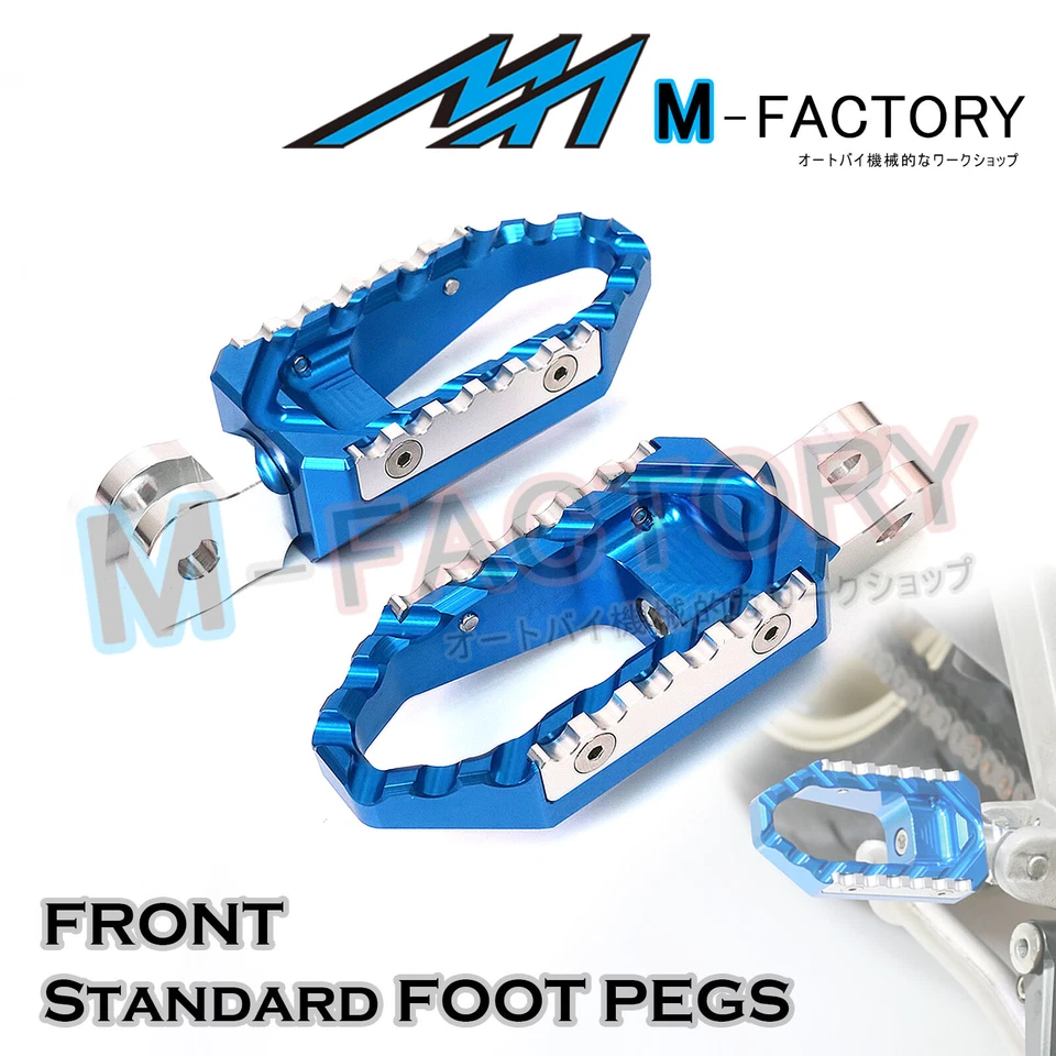 Estriberas anchas delanteras CNC para Ducati Monster S2R 800 05-07 Foto 4 de 4