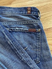 7 For All Mankind Womens Size 30 Jeans Style T520x149U-149U BootCut Cut 703774