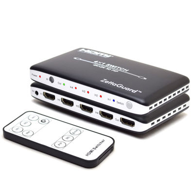 4K 3D 1080p 4 Port High Speed PIP Remote Control HDMI Switch Selector Splitter