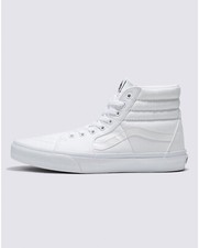 Size 4 - VANS Sk8-Hi True White, size 4 boys, 5.5 women