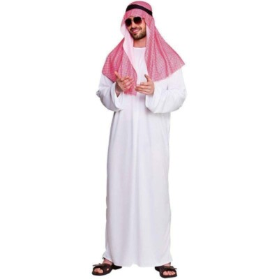 Arab Sheikh Costume Mens Adult Fancy Dress Outfit Sahara Stag Do Desert Robe | eBay Arab Sheikh Costume Mens Adult Fancy Dress Outfit Sahara Stag Do Desert Robe | eBay