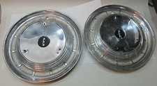 Pair Original Vintage Edsel 13-34 Wheel Covers Old Hub Caps Free Sh