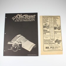 Ehrenreich Photo-Optical - Nikon Nikkormat FT - A Test Report - Vintage Brochure
