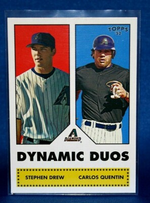 2006 Topps '52 Stephen Drew & Carlos Quentin ~ROOKIE~ Arizona Diamondbacks #DD1