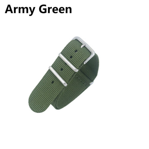 18mm 20mm 22mm Nylon Watch Band Strap Belt Wristband Quick Release Replacement - Picture 47 of 56