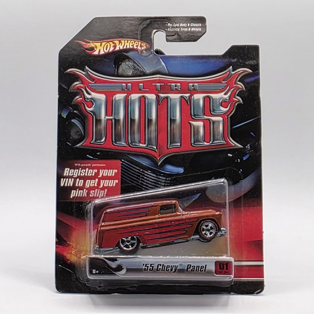 Hot Wheels 2007 Ultra Hots '55 Chevy Panel L0061 Copper Scallops