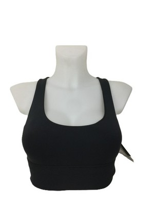Puma Women's Sports Bra Black 4Keepers Evolve Longline dryCELL Padded Logo New