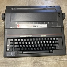 Brother AX-22 Black Electronic Typewriter Portable Made in USA tested works