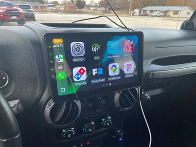 10.1'' 2G+64G Apple Carplay Android For 2007-2016 Jeep Wrangler JK Radio GPS Navi