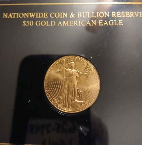 1 oz American Gold Eagle Coin BU - Random Year - $50 US Gold Sold By Nationwide,