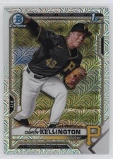 2021 Bowman Draft Chrome Asia Mojo Refractor Owen Kellington #BDC-120 12g7