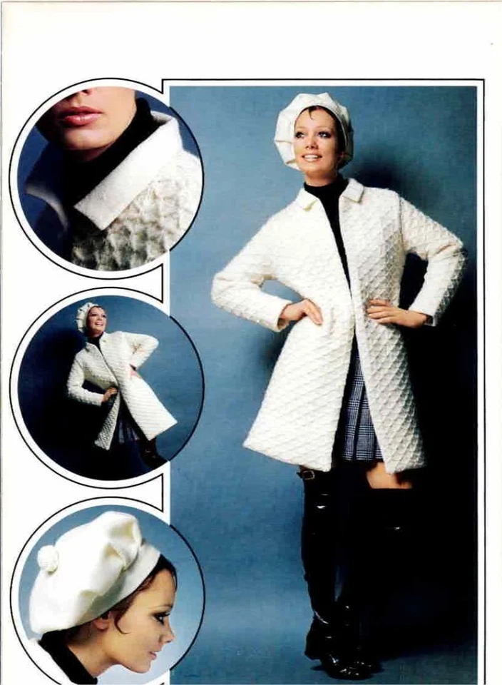 Knitting Pattern Brunswick 697 Women Coats Coat Designs 1970's Fashions VTG - Image 4 of 4