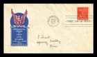 US COVER JOHN ADAMS PRESIDENTIAL SERIES COIL FDC SCOTT 841 IOOR CACHET