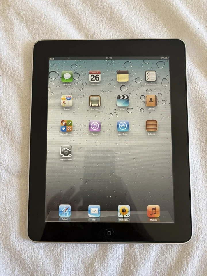 Apple iPad 1st Generation 16gb A1219 Nero Black U01 - Bild 1 von 4