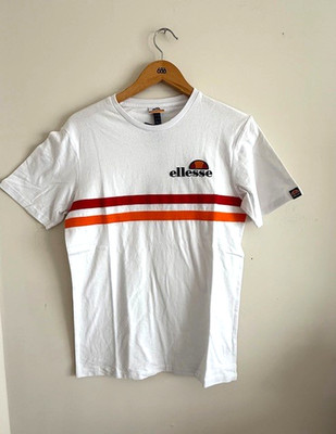 Ellesse colloseum striped tee new with tags small