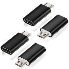 USB C Female to Micro USB Male Adapter 4PCS T...