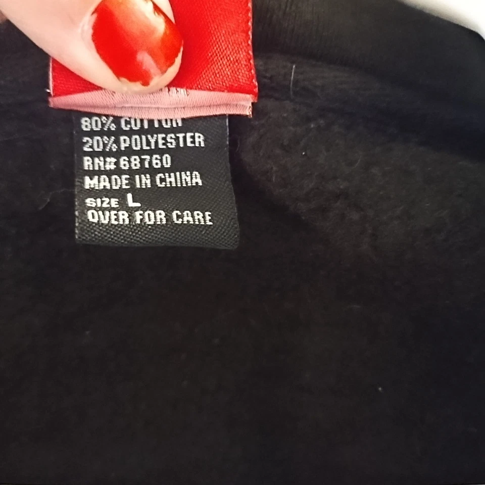 VTG Element Zip Hoodie Youth L/Women's S Y2K Black Skate Grunge Sweatshirt Logo - Image 3 of 4