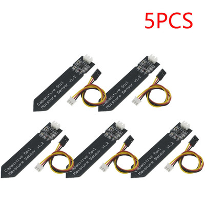 Capacitive Soil Moisture Sensor Module Wide Voltage 3.3V Corrosion Resistant W/ 
