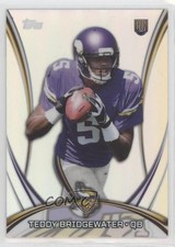 2014 Topps Mega Box Chrome Rookies Refractor Teddy Bridgewater #5 11r1