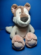 "NICI" Peluche "HUSKY JILL" , colore bianco, rosa e marrone, altezza 35 cm.