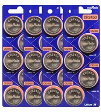 Murata CR2450 Battery DL2450 ECR2450 3V Lithium Coin Cell (20 20 Batteries