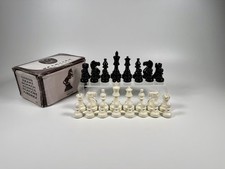 Chess Set Staunton Premium Luxury Glossy Chopra Wooden Pieces King 3.8” / 70g+