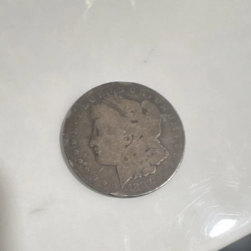 1887 Morgan Silver Dollar $1 Coin 0.9 Fineness Circulated Uncertified