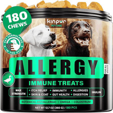 Natural Dog Allergy Chews for Dog Itch Tasty Allergy Relief Pet Supplement for