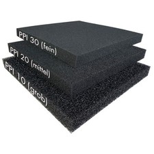 Filtermatte Filterschaum Schwarz 50 x 50 x 2 ...