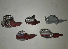 1960s 1/25 Model Car Engines Lot of 5 – Vintage Model Kit Parts - Lot C