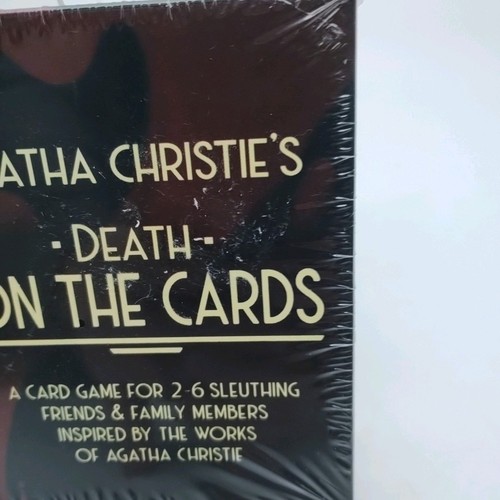 Agatha Christie Death On The Cards Game 2-6 Players Murder Mystery Strategy - Picture 2 of 6