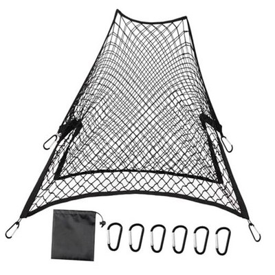  Highly Elastic Cargo Net for Pickup Truck Bed,Stretchable Mesh Organizer for 