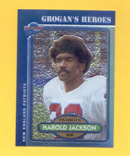 2005 Topps Fan Favorites HAROLD JACKSON New England Patriots Chrome Card 057/499