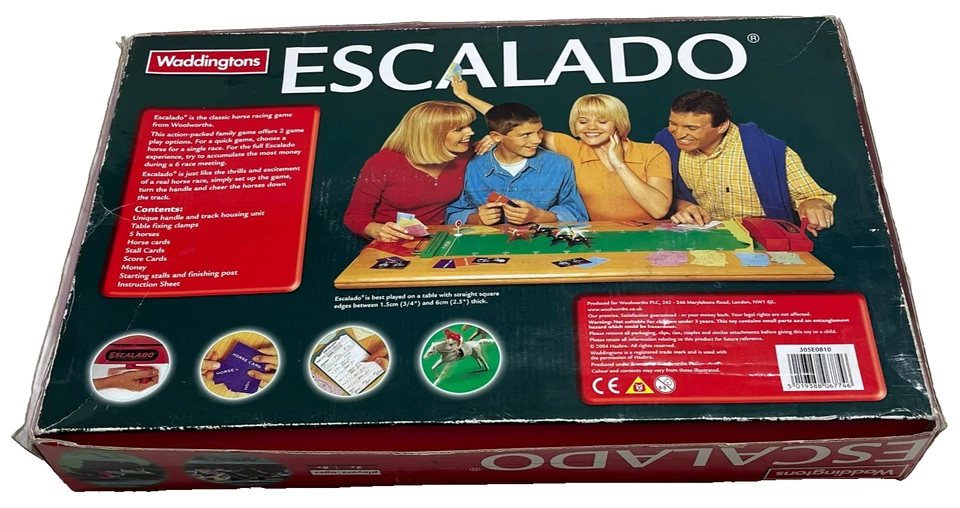ESCALADO : Horse Racing Game - Rare 2004 Waddingtons Edition - Vgc (FREE UK P&P) - Image 2 of 4