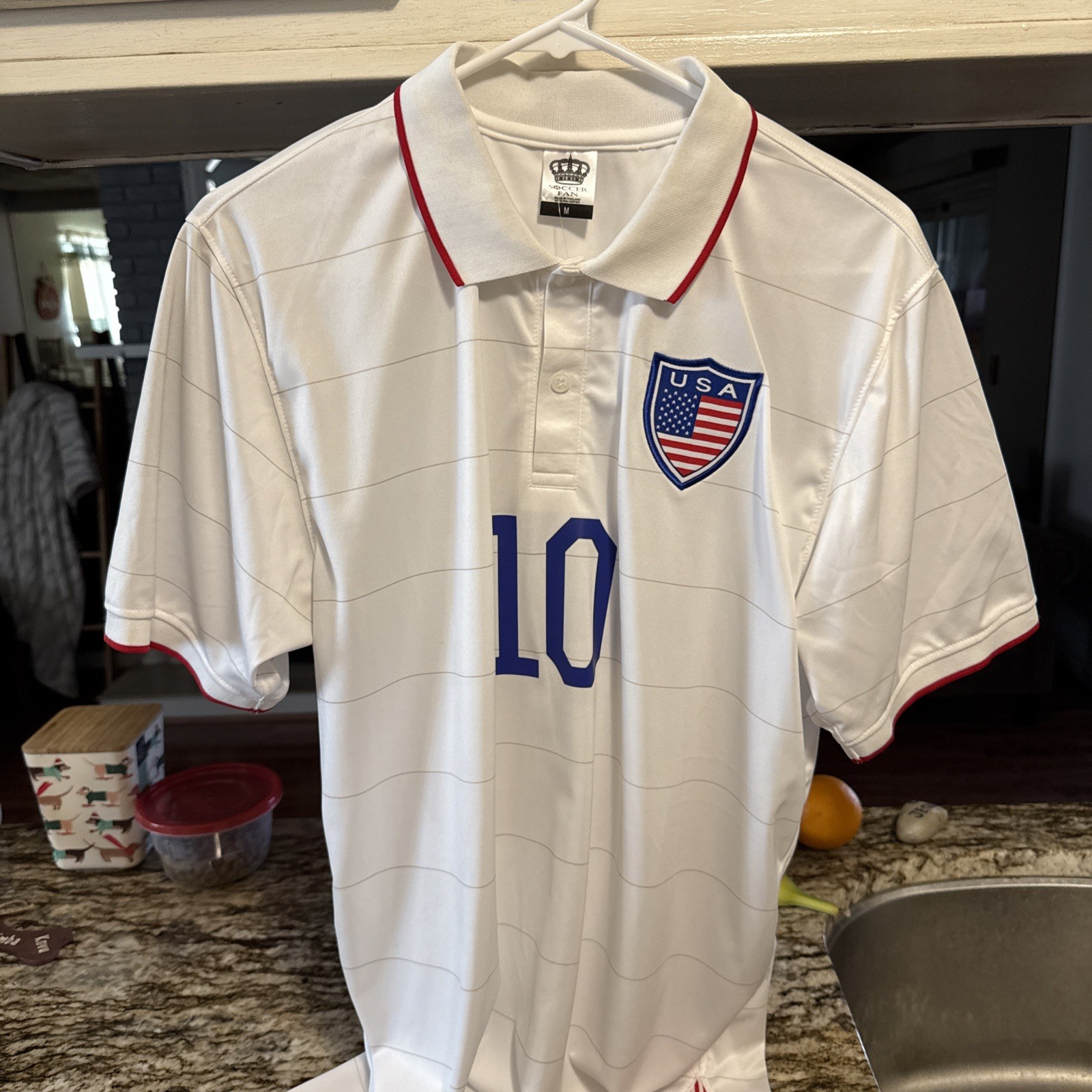 Nike USA US Soccer USMNT Home Jersey Landon Donovan #10 Size Large