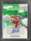 AJAY MITCHELL 2025-26 TOPPS CHROME #SWS-AM SKYWRITE AUTO GREEN REFRACTOR 7/99