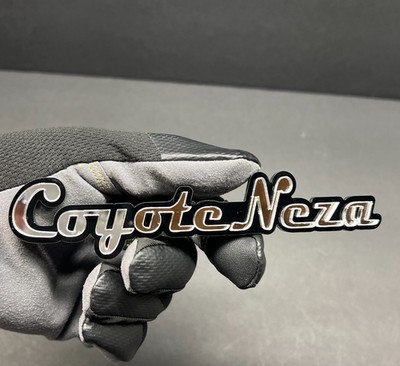 Custom Acrylic Car Badge   with Personalized Text Laser Cut Multi Color Emblem