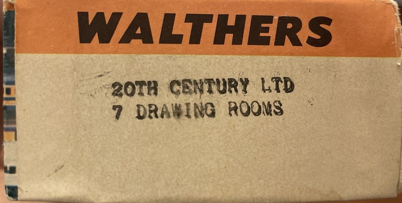 HO Walthers 20th Century HW 7 Drawing Rooms Willow Pullman Passenger Car Kit