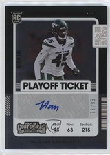 2021 Panini Contenders Rookie Playoff Ticket 76/99 Hamsah Nasirildeen Auto 0z30