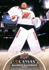 2021-22 Upper Deck #C167 Mackenzie Blackwood UD Canvas