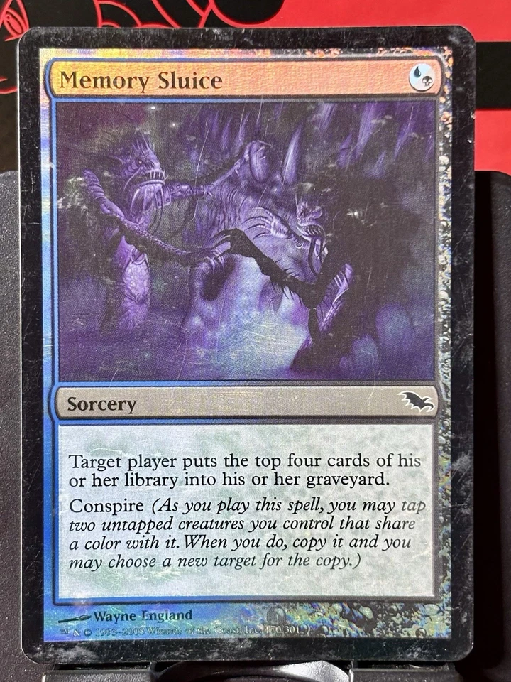 Memory Sluice - FOIL - MTG - Shadowmoor - 170/301 - COMMON ~ MP - Image 3 of 4