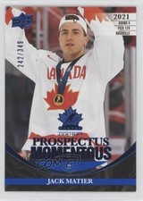 2023 Team Canada Juniors Prospectus Momentous Electric Blue Jack Matier 17mb